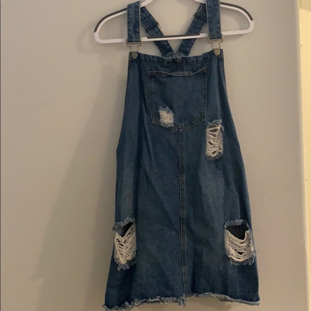 Denim dress!